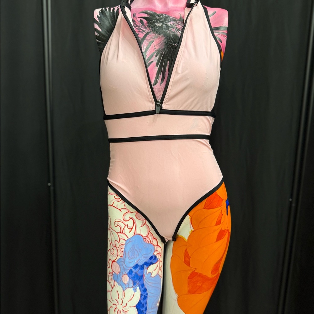 Pink bodysuit